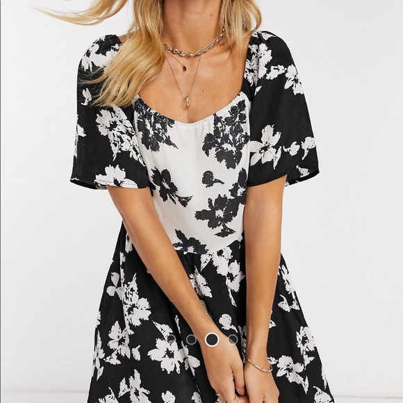 ASOS Black and White Dress! Size 38 - Picture 3 of 4